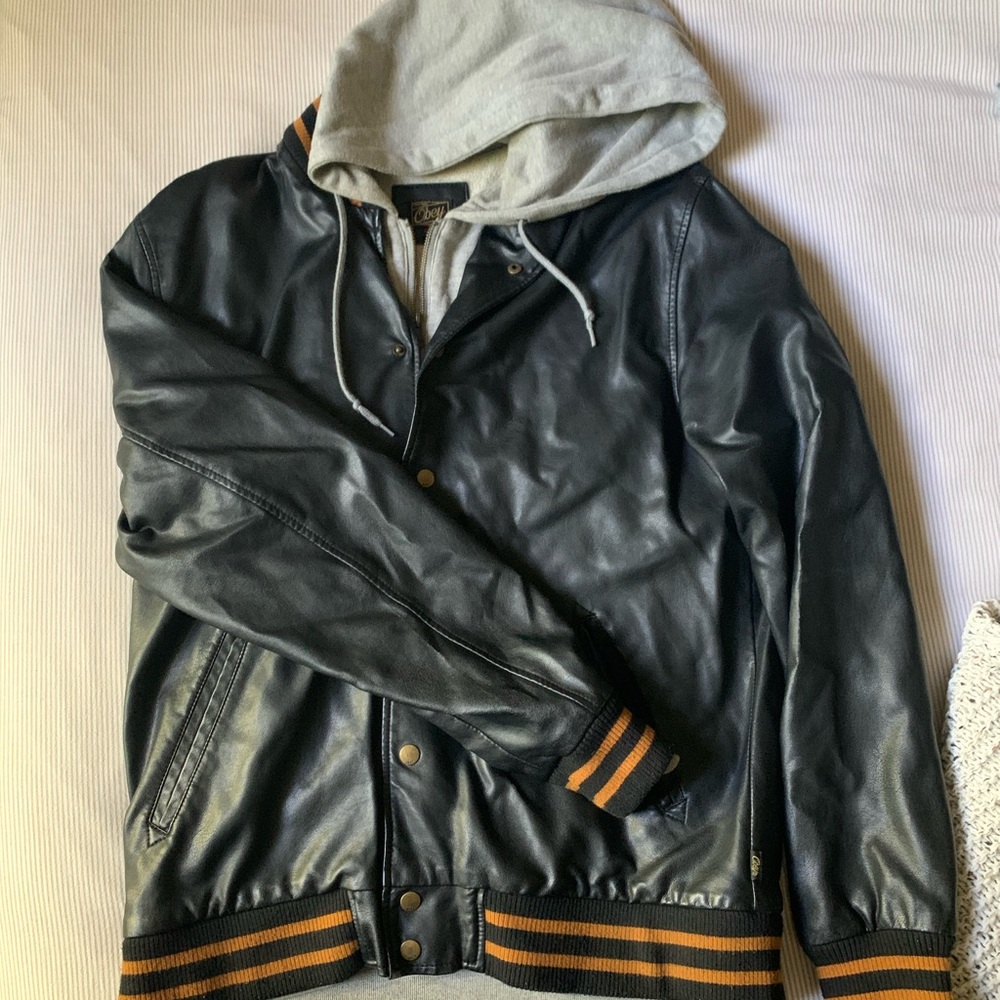 Obey Leather Jacket